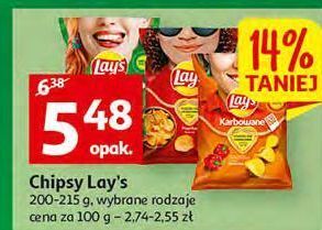 Auchan Chipsy papryka lay's karbowane oferta