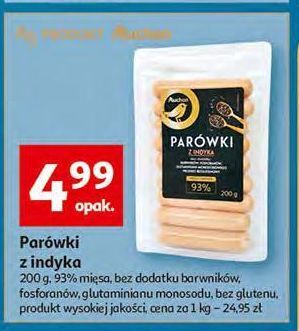 Auchan Parówki z indyka auchan oferta