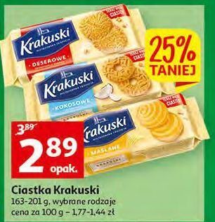 Auchan Ciastka maślane krakuski oferta