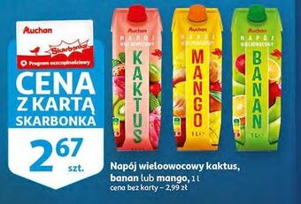 Auchan Napój mango auchan różnorodne (logo czerwone) oferta