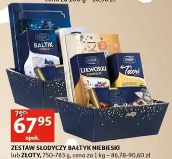 Auchan Zestaw niebieski bałtyk oferta