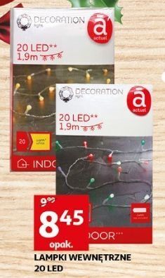 Auchan Lampki wewnętrzne 20 led actuel oferta