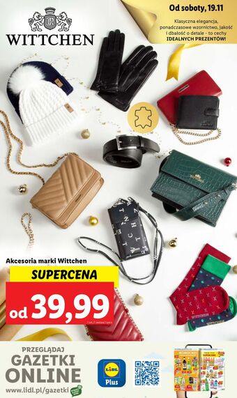 Lidl Rękawiczki damskie skórzane wittchen oferta