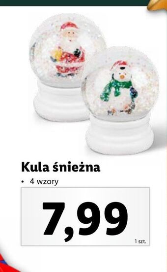 Lidl Kula śnieżna oferta