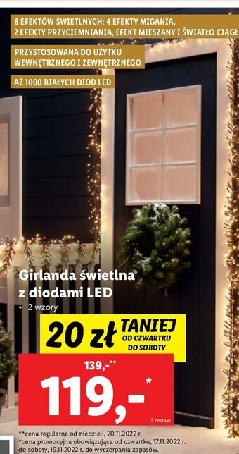 Lidl Girlanda led oferta
