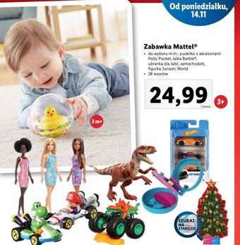 Lidl Figurka jurassic world mattel oferta
