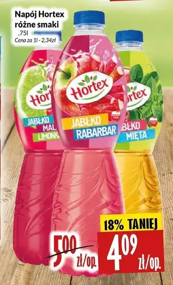 Hala Wola Hortex napój różne smaki 0,75l oferta