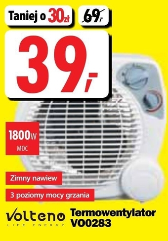 Media Expert Termowentylator volteno oferta