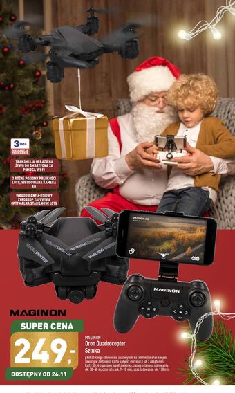 ALDI Dron quadrocopter maginon oferta