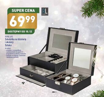 ALDI Szkatułka na biżuterię royal life oferta