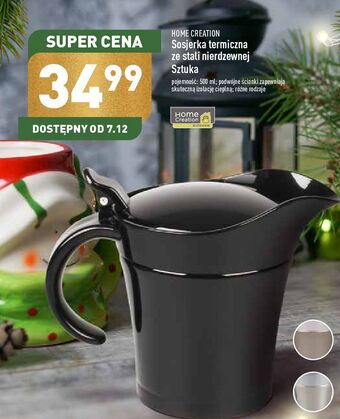 ALDI Sosjerka termiczna stal nierdzewna 500 ml home creation oferta