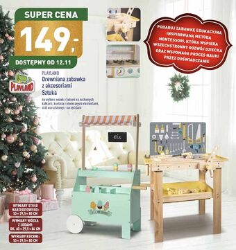 ALDI Stół warsztatowy drewniany playland oferta