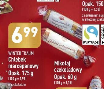 ALDI Chlebek marcepanowy w czekoladzie wintertraum oferta