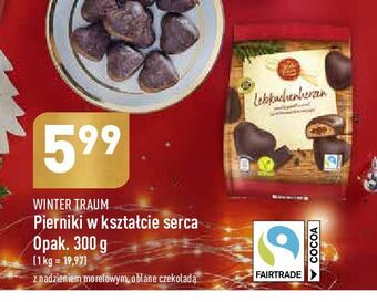 ALDI Pierniki serca z nadzieniem morelowym wintertraum oferta