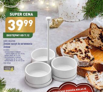 ALDI Taca bambusowa z 4 miskami home creation oferta