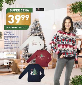 ALDI Bluza damska m-xl świąteczna up2fashion oferta