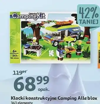 Auchan Klocki konstrukcyjne camping alle blox oferta