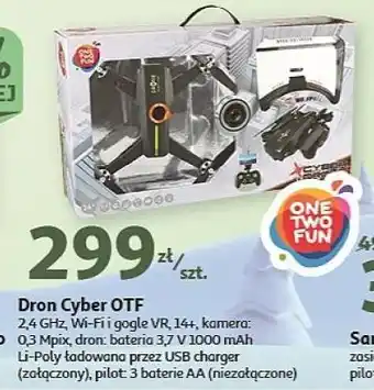 Auchan Dron sterowany cyber one two fun oferta