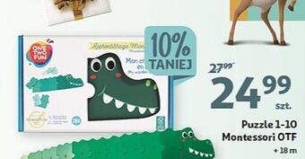 Auchan Puzzle montessori one two fun oferta
