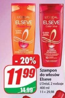 Dino Szampon odbudowujący keratyna roślinna witaminy olejek rycynowy l'oreal elseve dream long oferta
