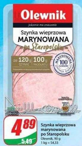 Szynka wieprzowa marynowana po staropolsku olewnik