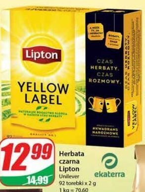 Dino Herbata lipton yellow label tea oferta