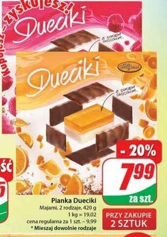 Dueciki pomarańczowe majami