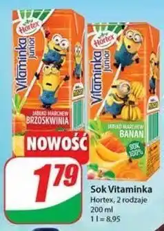 Dino Sok jabłko-marchew-banan hortex vitaminka junior oferta