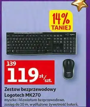 Auchan Mysz mk270 logitech oferta