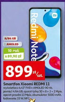 Auchan Smartfon redmi note 11 4/64 gb xiaomi oferta