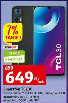 Auchan Smartfon 30 tcl oferta
