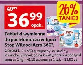 Auchan Tabletki wymienne stop wilgoci aero 360 lawenda ceresit oferta