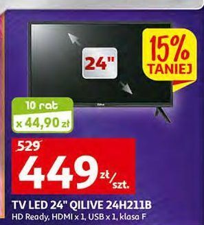 Auchan Telewizor 24" q.24h211b qilive oferta