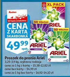 Auchan Proszek do prania koloru ariel oferta
