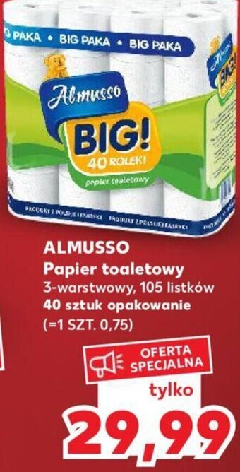 ALMUSSO Papier toaletowy 40szt.