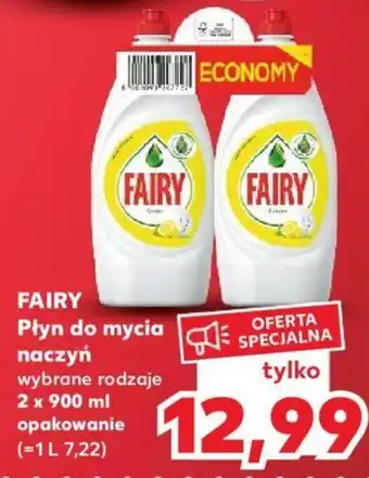 Kaufland FAIRY Płyn do mycia naczyń 2x 900ml oferta