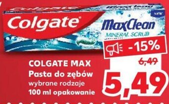 Kaufland COLGATE MAX Pasta do zębów 100ml oferta