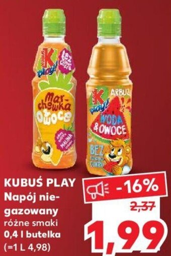 Kaufland KUBUŚ PLAY Napój niegazowany 0,4l oferta