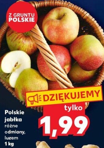 Kaufland Polskie jabłka 1kg oferta
