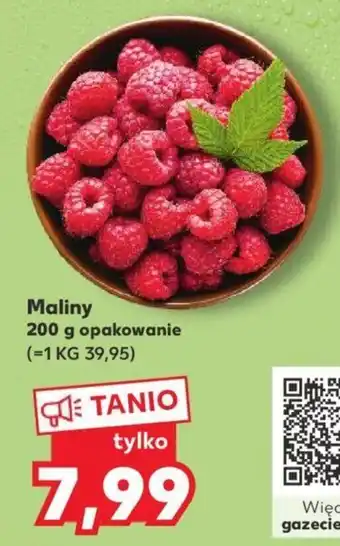 Kaufland Maliny 200g oferta