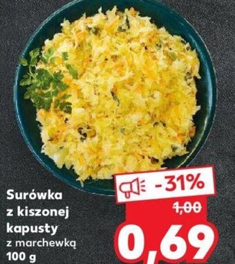 Kaufland Surówka z kiszonej kapusty 100g oferta