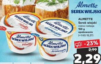 Kaufland ALMETTE Serek wiejski 150g oferta