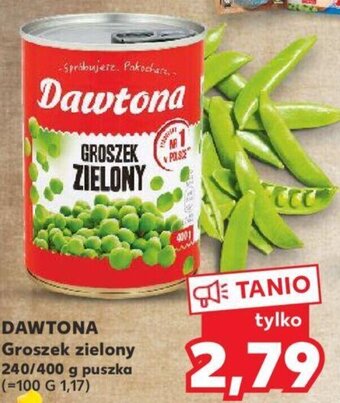 Kaufland DAWTONA Groszek zielony 240/400g oferta