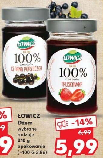 Kaufland ŁOWICZ Dżem 210g oferta