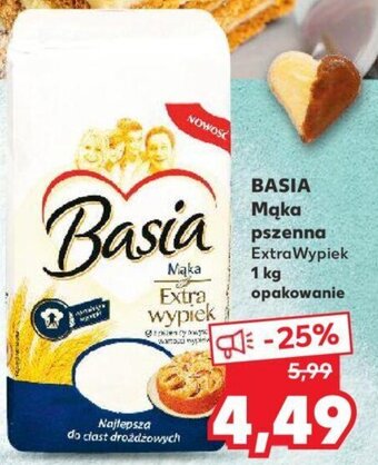 Kaufland BASIA Mąka pszenna 1kg oferta