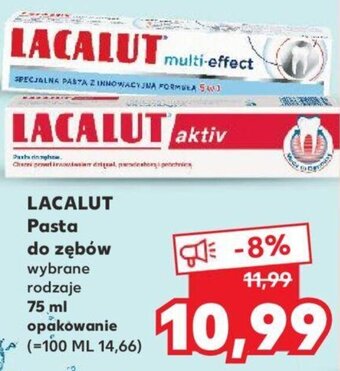 Kaufland LACALUT Pasta do zębów 75ml oferta