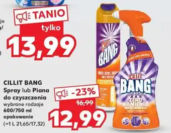 Kaufland CILLINT BANG Spray lub Piana do czyszczenia 600/750ml oferta