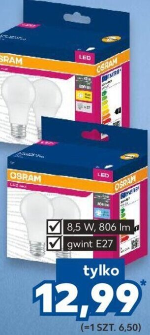 Kaufland OSRAM Lampy LED 2szt. oferta