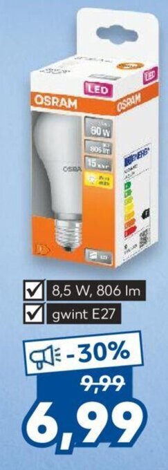 Kaufland OSRAM Lampa LED oferta