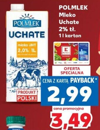 Kaufland POLMLEK Mleko Uchate 2% tł. 1l oferta